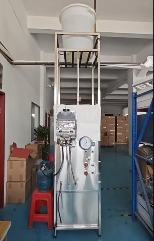 سخان مياه يعمل بالغاز بقدرة 0.01 ميجا باسكال - تم اختباره وإثبات كفاءته بالضغط المنخفض للغاية